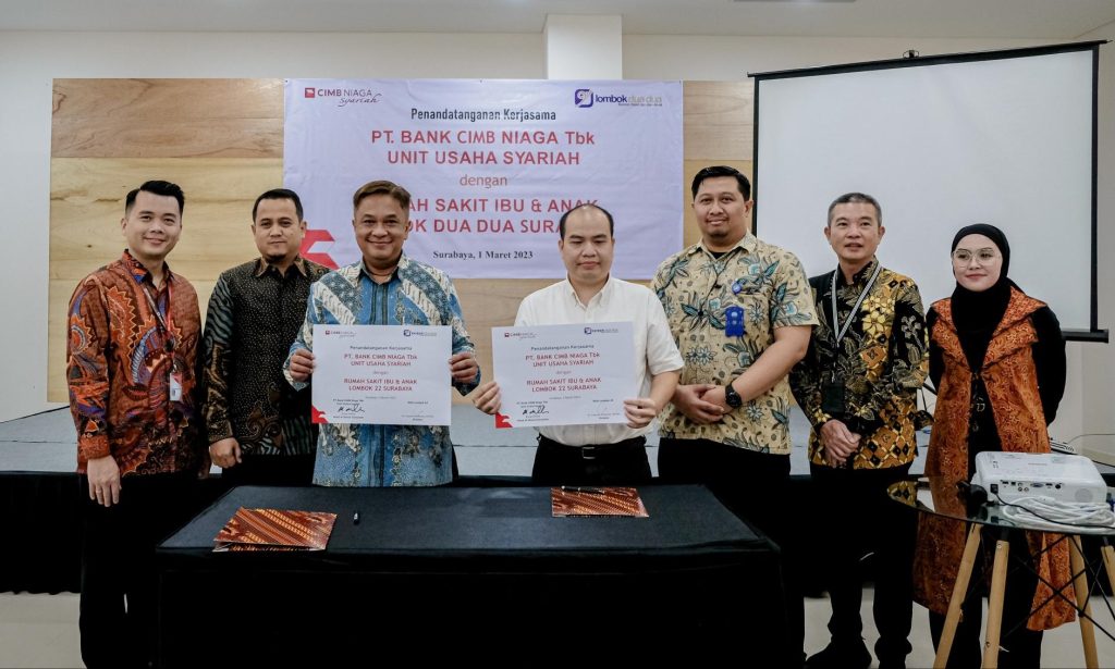Sinergi CIMB Niaga Syaiah dan RSIA Lombok Dua Dua Surabaya