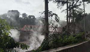 Jembatan terdampak Erupsi Semeru