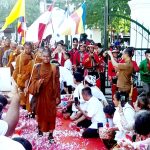 Rombongan Bhikku Bawa Pesan Perdamaian dan Toleransi di Yogyakarta