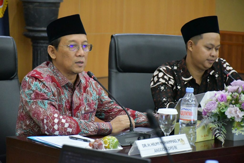 Anggota DPD RI Dr. H. Hilmy Muhammad, M.A Dorong Percepatan Pembahasan RUU Pemilu